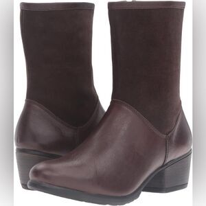 Eastland 100% Leather Comfy Women's Kiera Winter Boot Brown (Size 6)